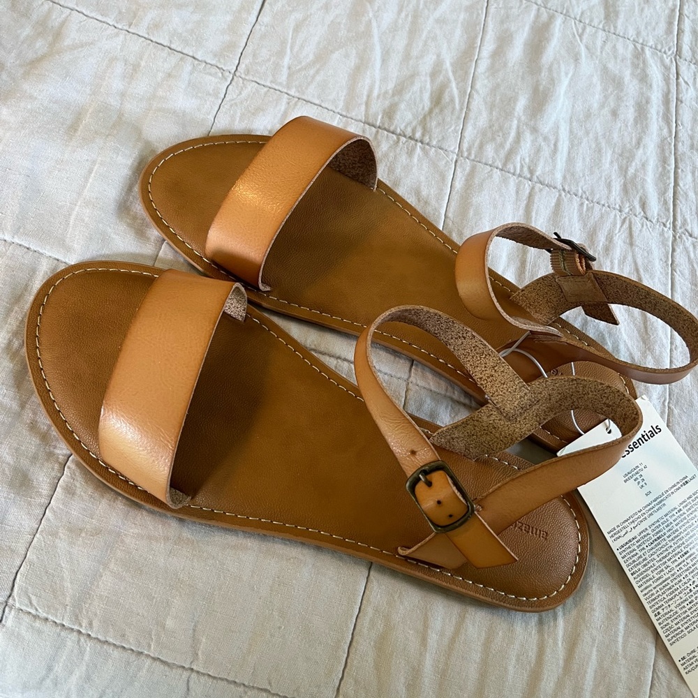 Two Strap Buckle Sandal
